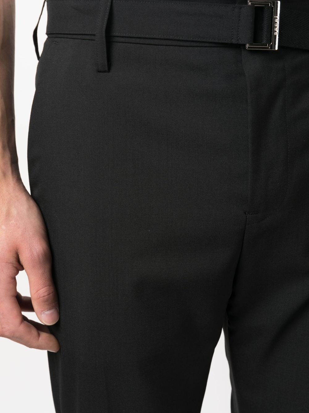straight-leg tailored trousers - 5