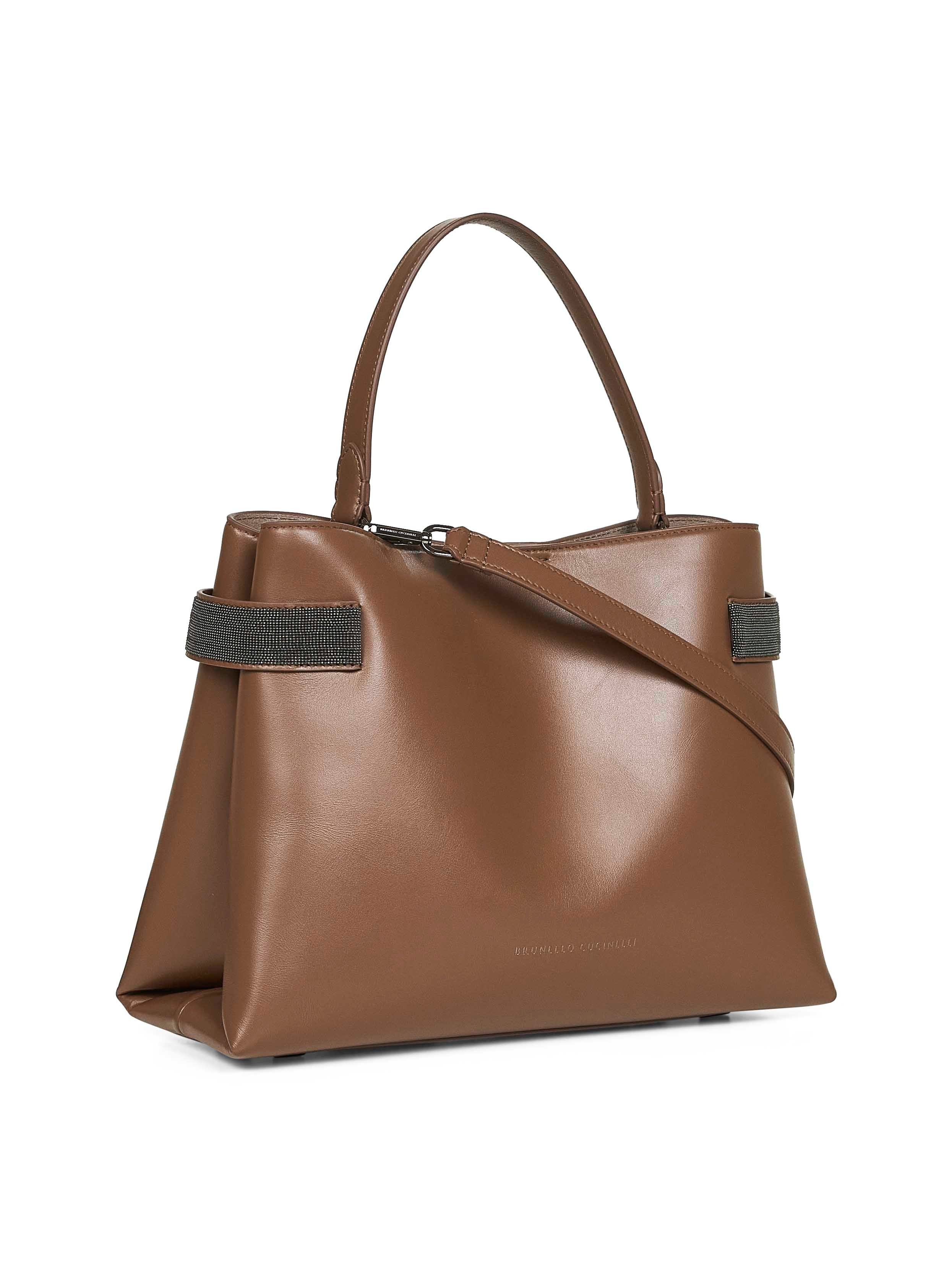 Brunello Cucinelli Women Tawny Essence Top-Handle Bag<Br/> - 2