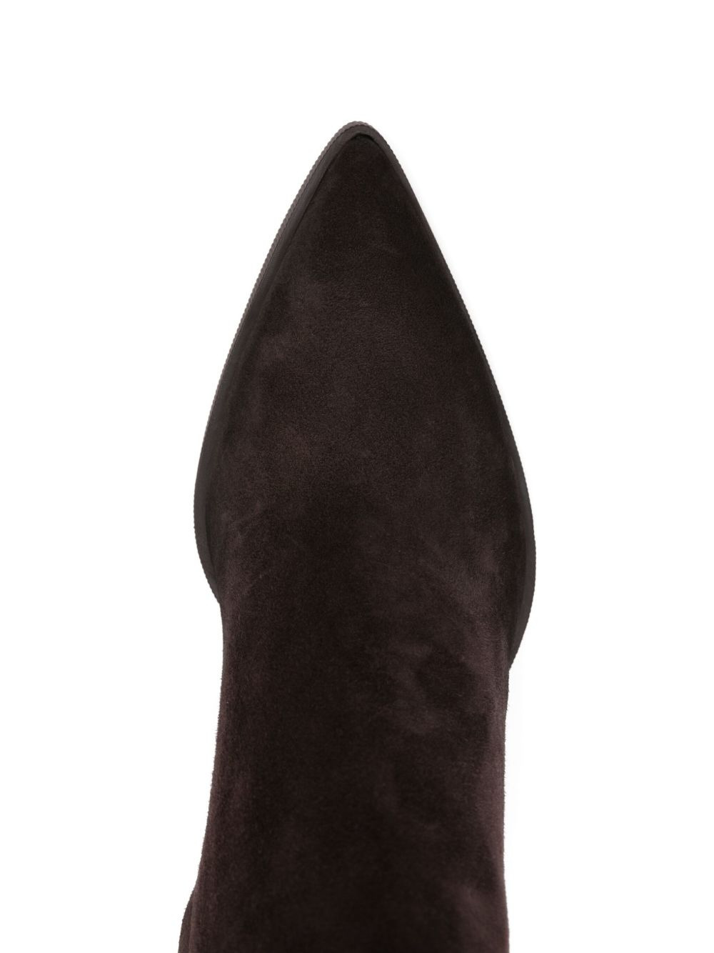 60mm pointed-toe buckle-detail ankle boots - 4