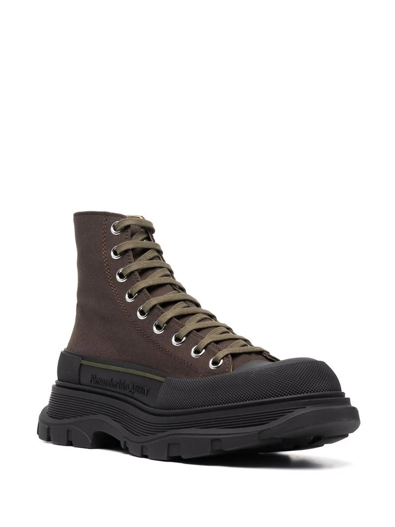 Alexander McQueen Tread Slick lace-up boots outlook
