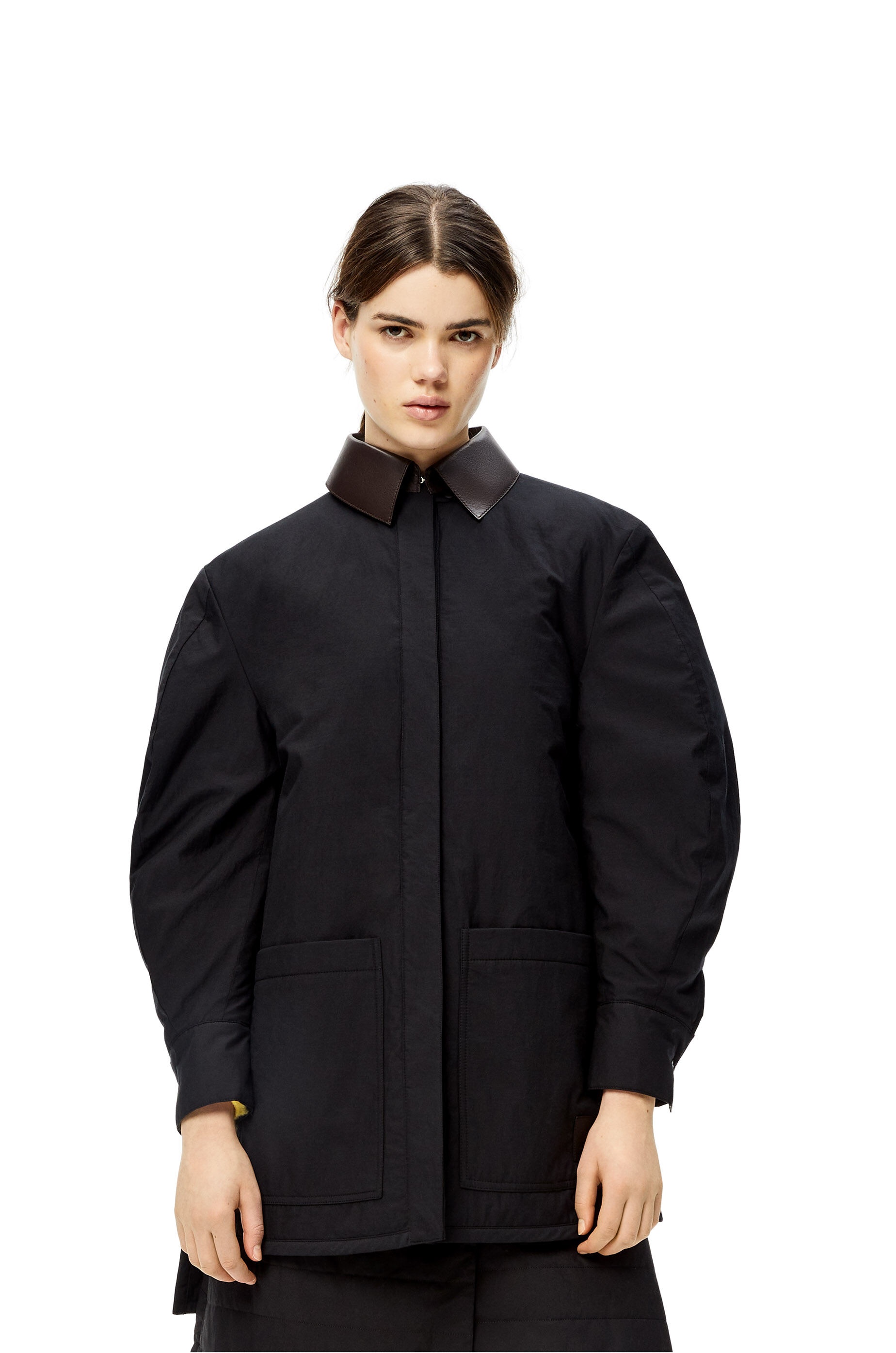 Padded overshirt in cotton - 3