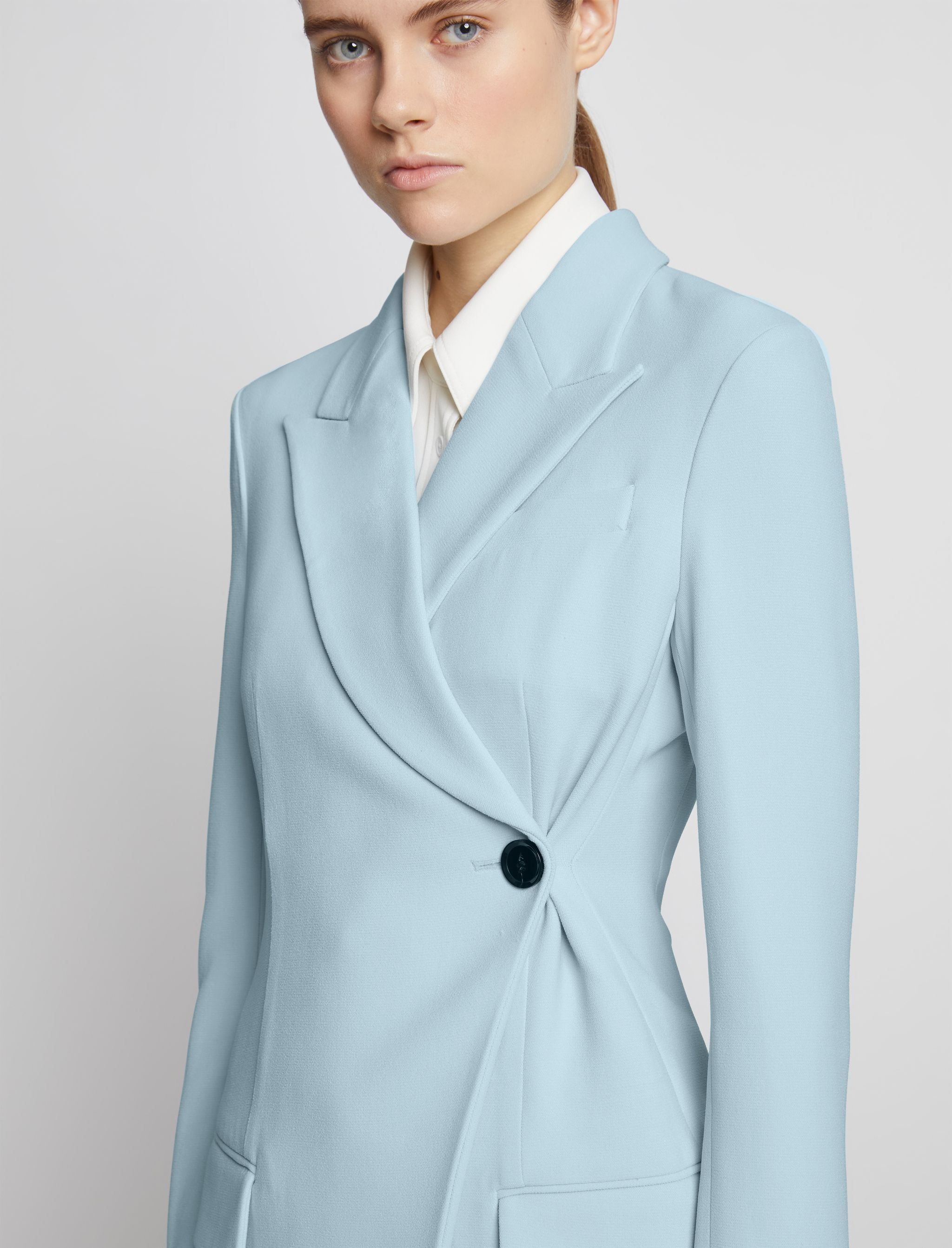 Bi-Stretch Crepe Blazer - 6