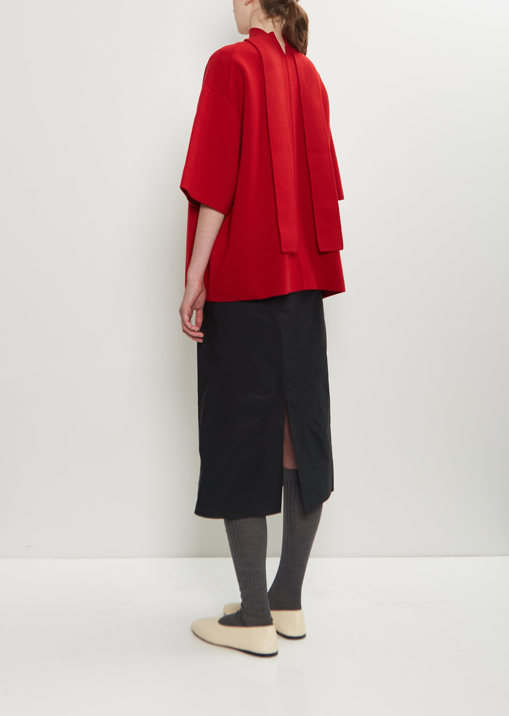 Technical Silk Pull-On Skirt - 3