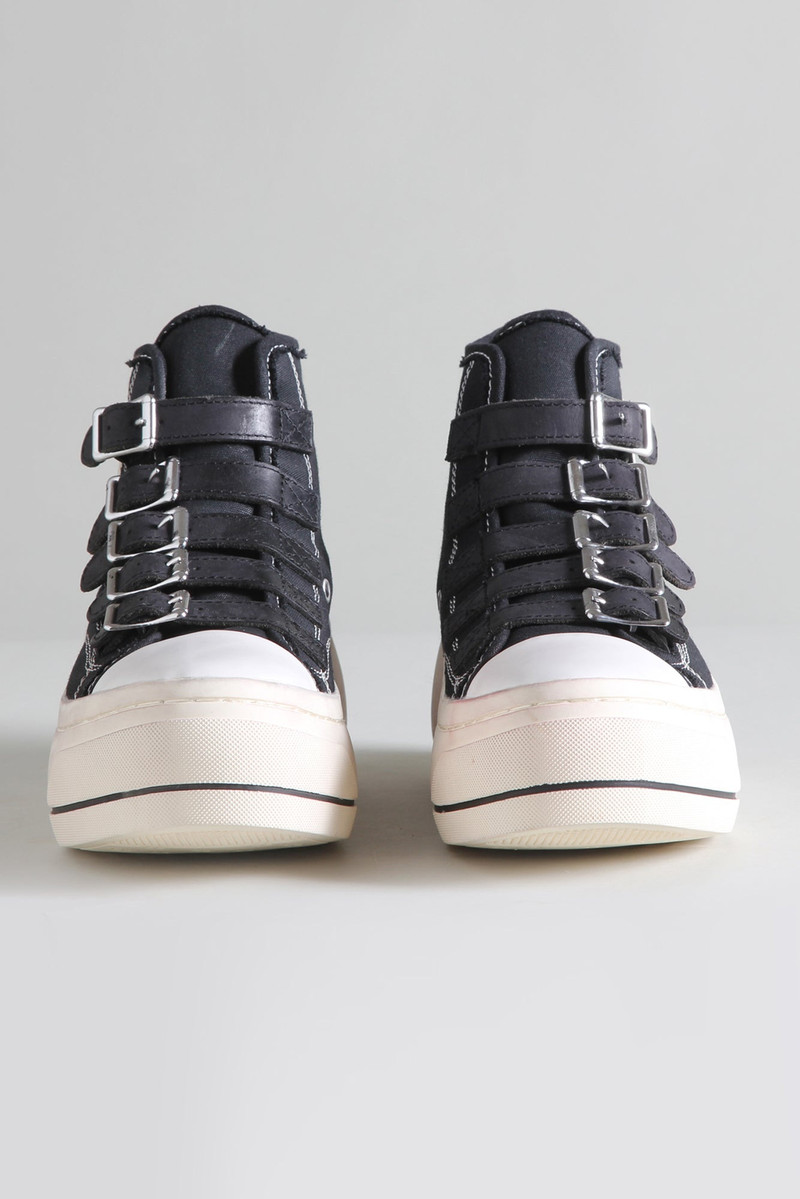 R13 LACE FREE BUCKLE KURT - BLACK outlook