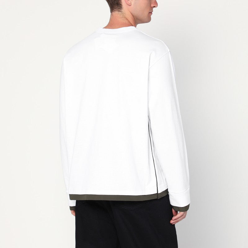 Sacai White Cotton Shirt Men - 2