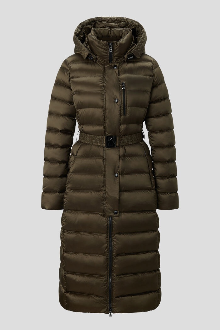 Nicole Down coat in Olive green - 1
