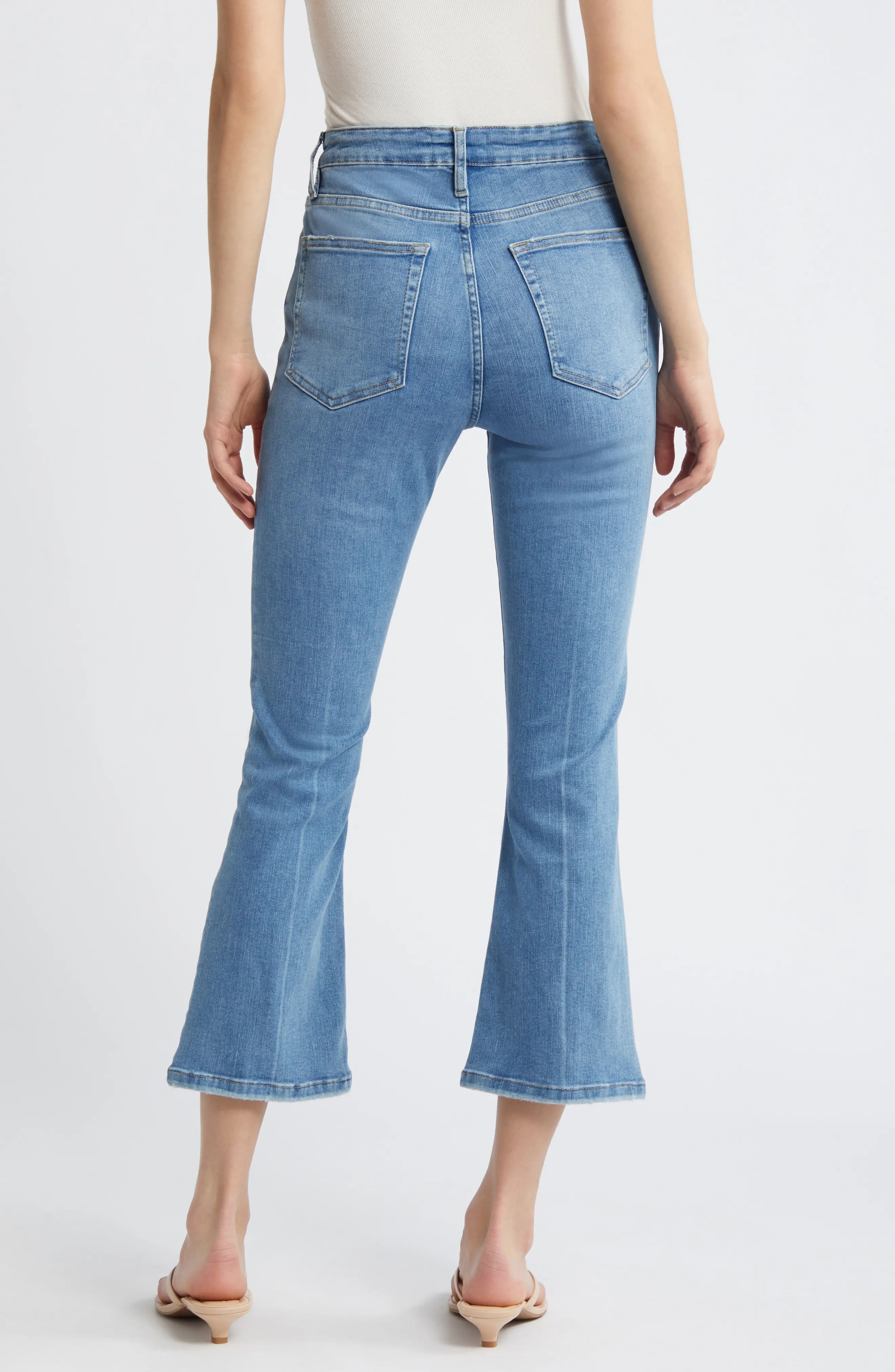 Le Crop Mini Bootcut Jeans - 2