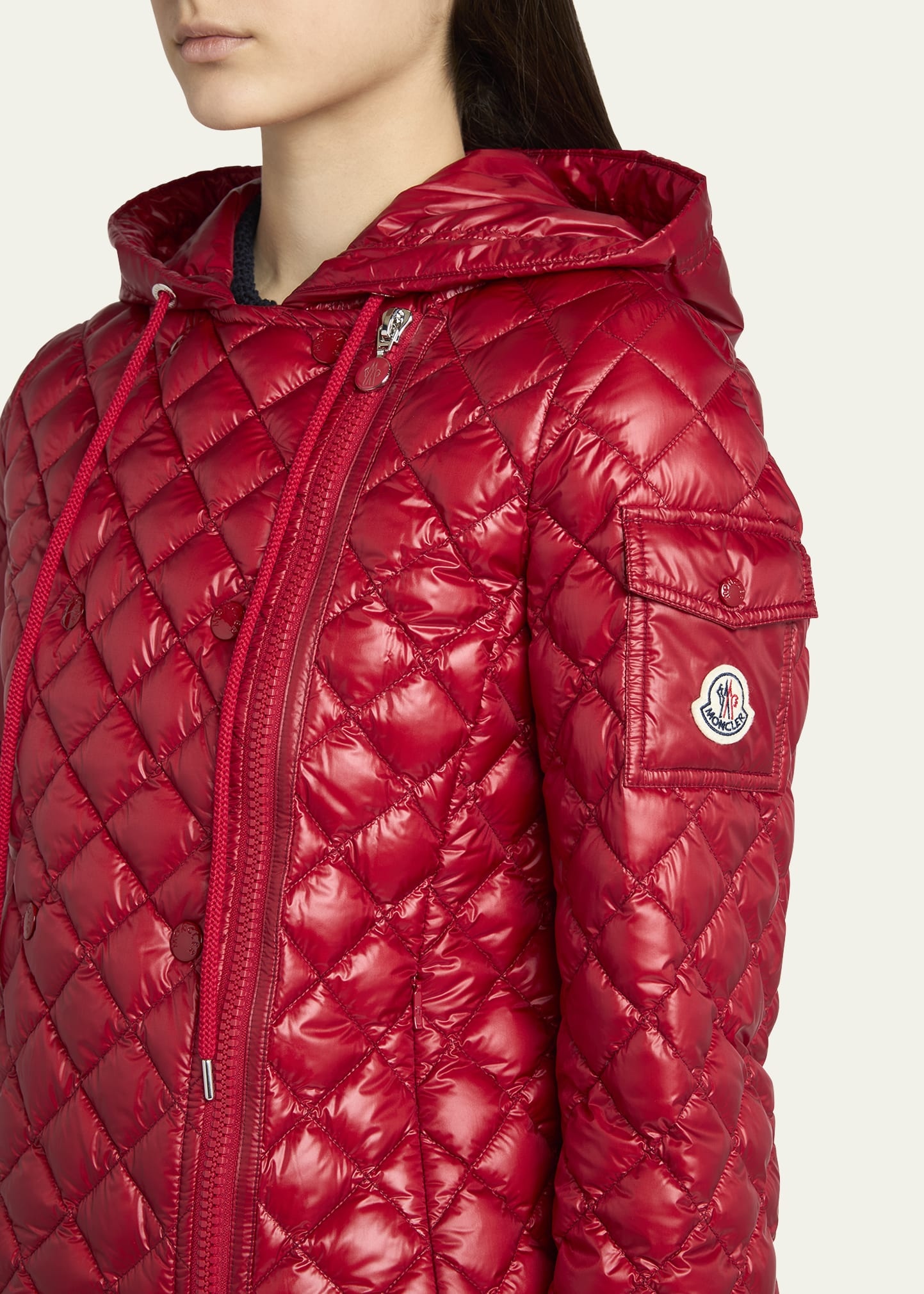 Corbelin Hooded Down Moto Jacket - 5