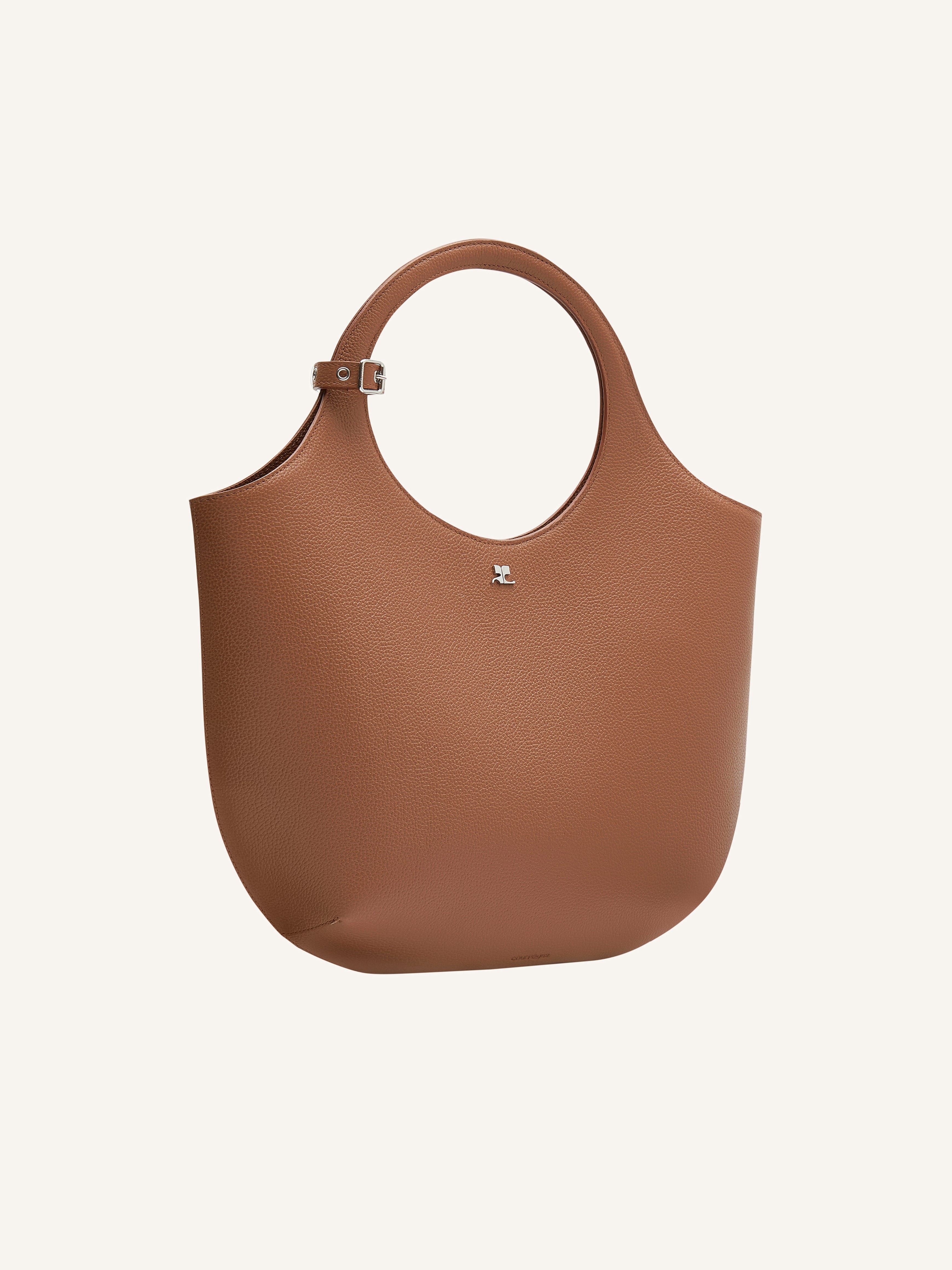 MEDIUM HOLY GRAINED LEATHER BAG - 3