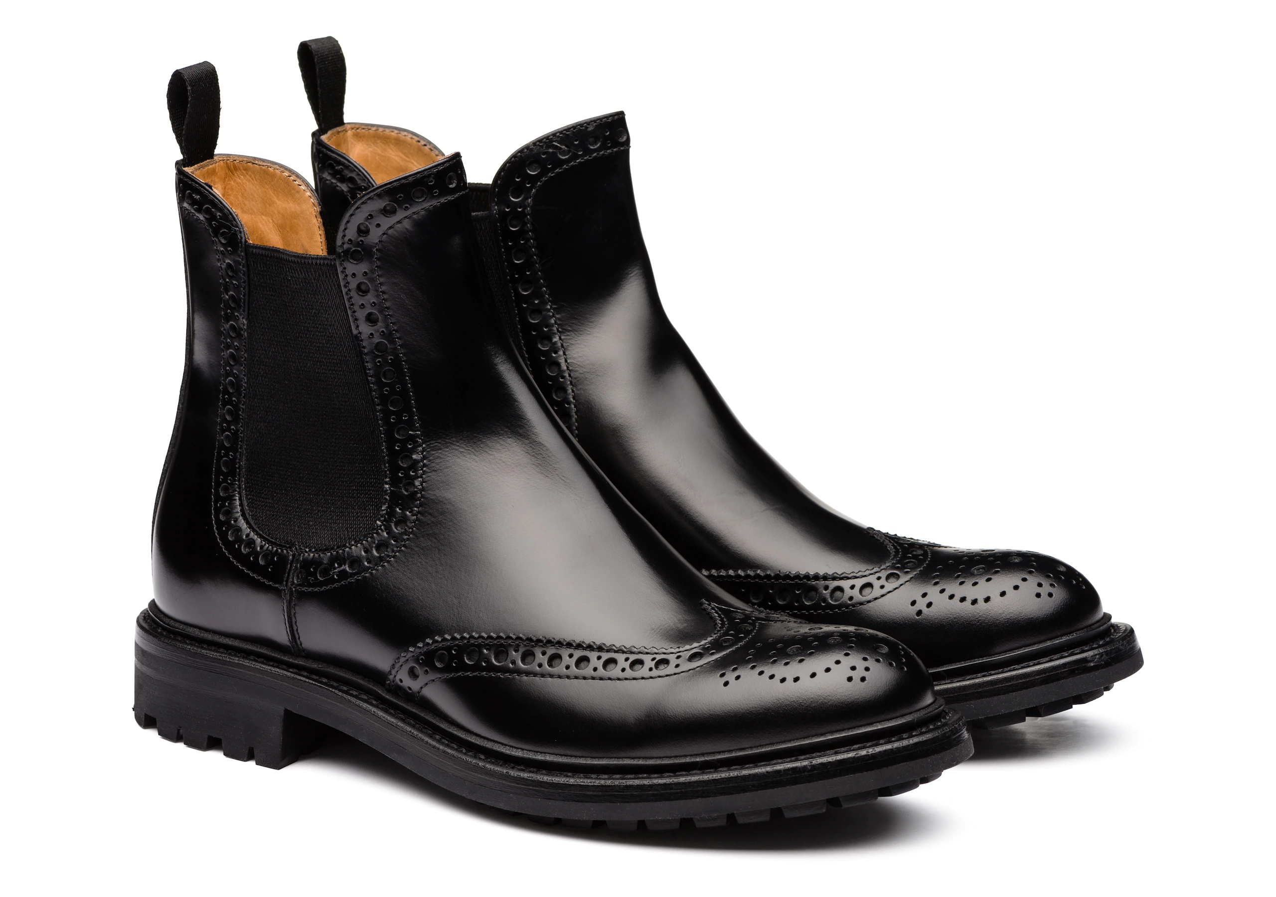 Aura 2
Rois Calf Chelsea Boot Brogue Black - 2