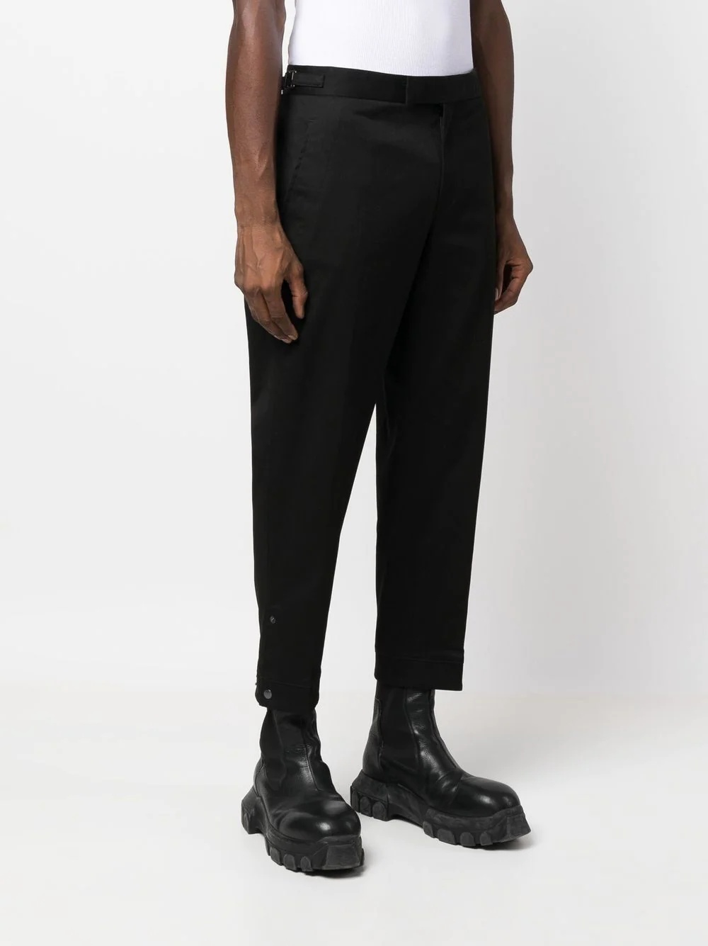 cropped tailored-cut trousers - 3