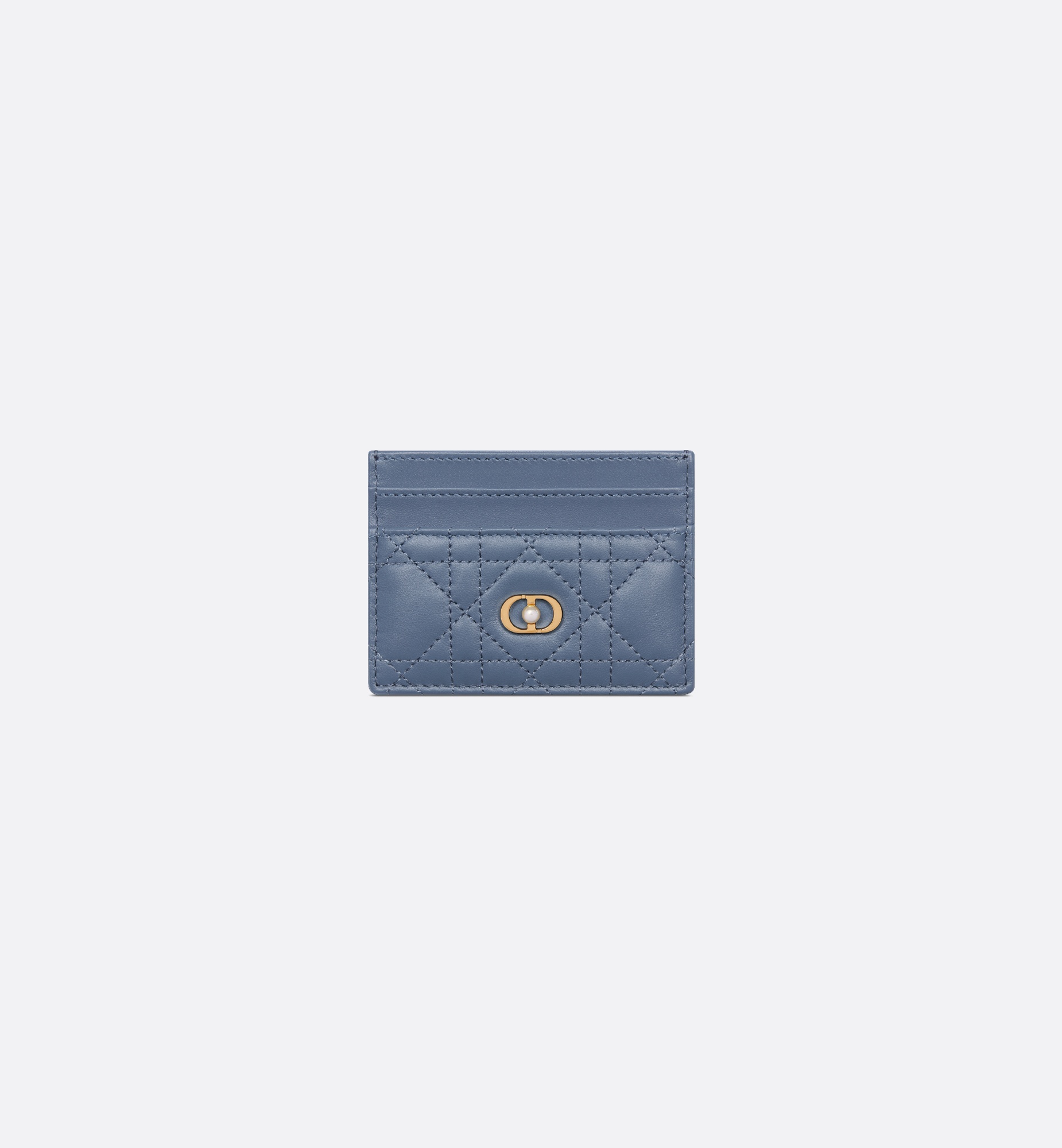 【シンプルでお洒落】DIOR Jolie Freesia カードホルダー Dior Jolie Freesia Card Holder Linen Beige Cannage Lambskin