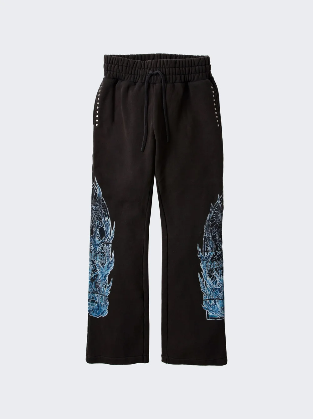 Flame Glass Hardware Sweatpant Coal - 1