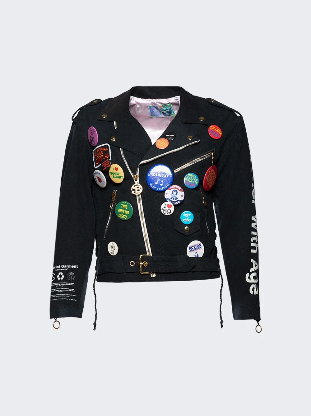 Tuxedo Reconstructed Workwear Motorcycle Jacket - 1