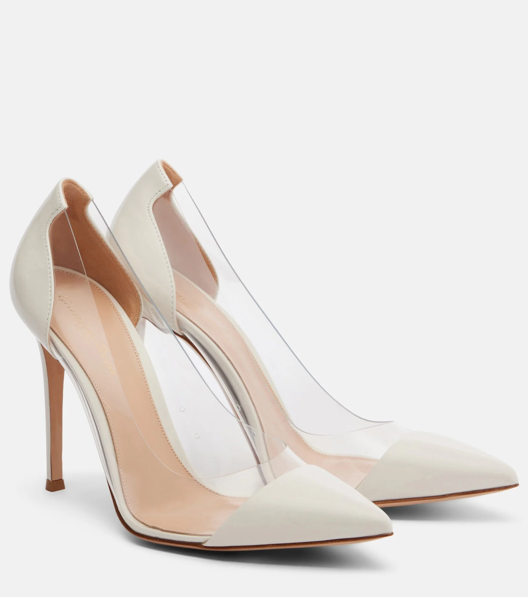 Plexi patent leather and PVC pumps - 1