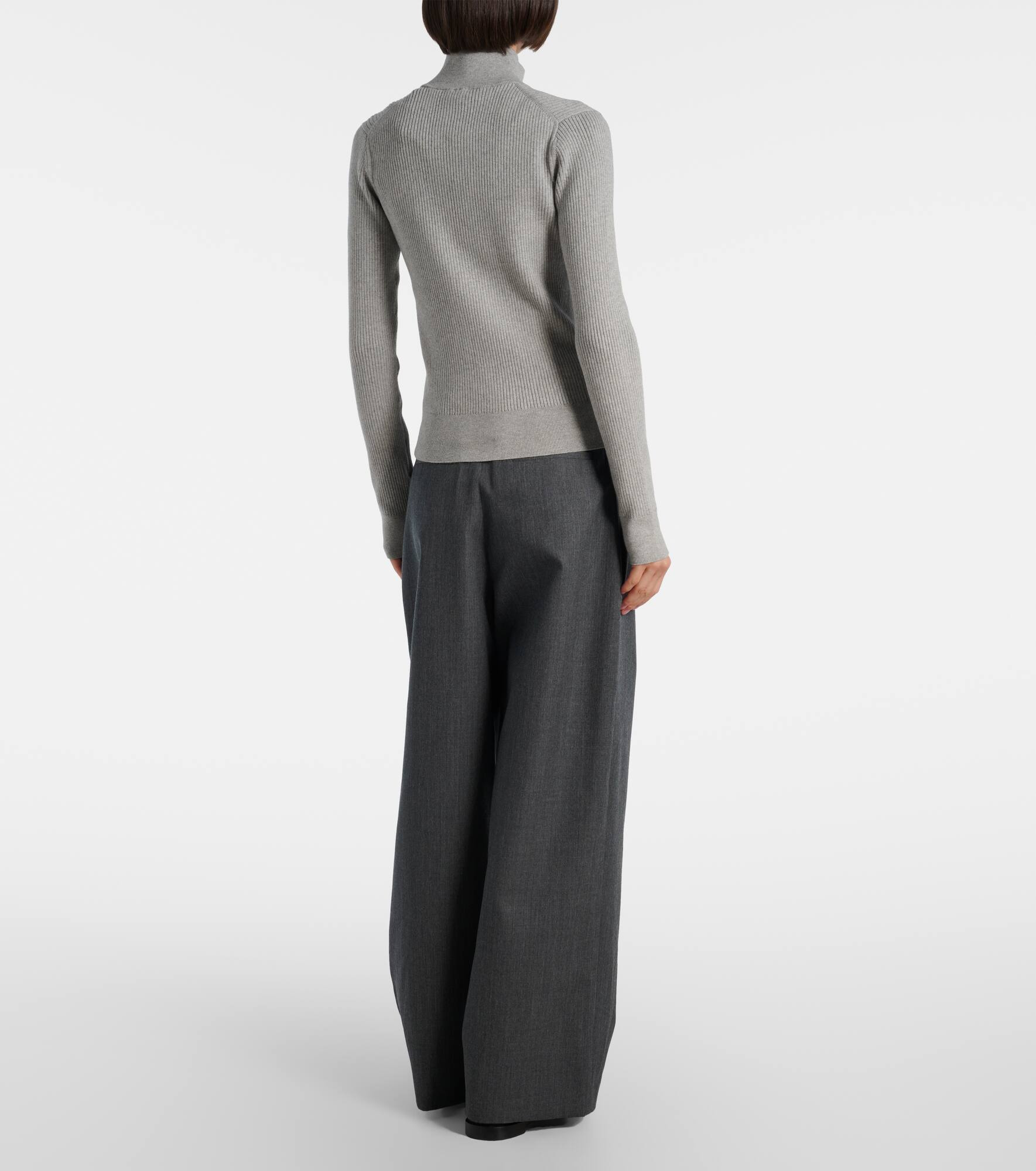 Embroidered cotton-blend cardigan - 3