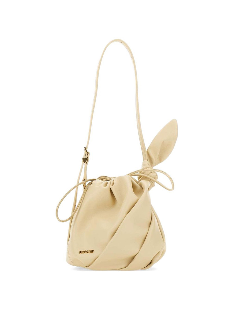 Bon Bon knot leather shoulder bag 1