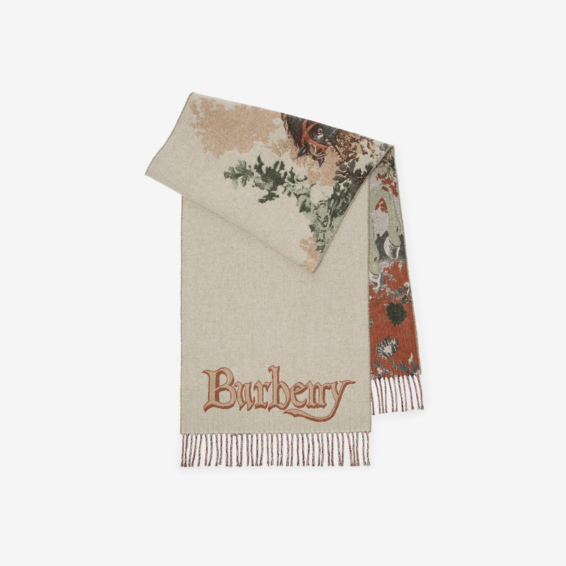 Stallion Portrait​ Cashmere Scarf 1