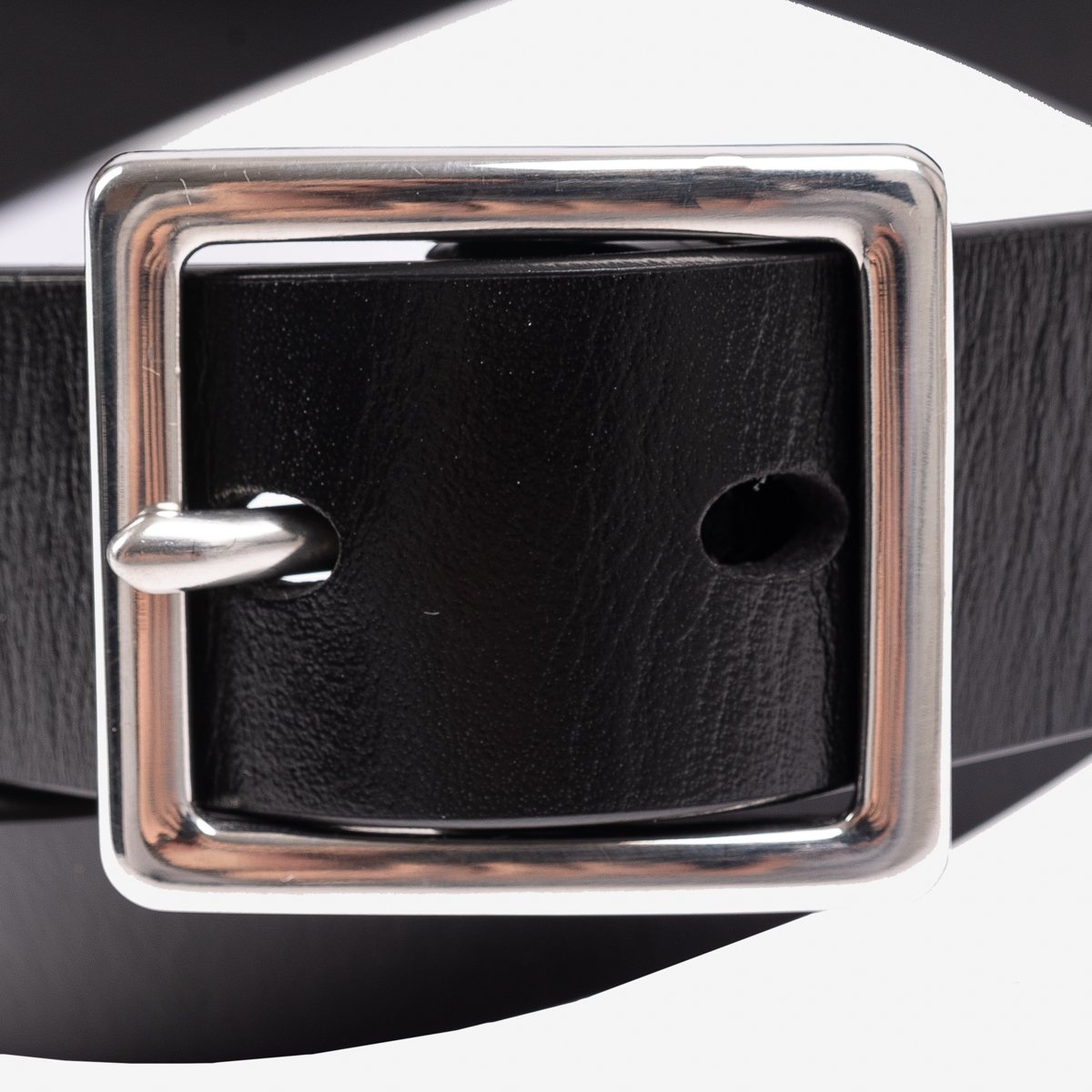 OGL-BELT-SCOUT-BLK OGL Single Prong 1.1" Scout Leather Belt - Black - 2