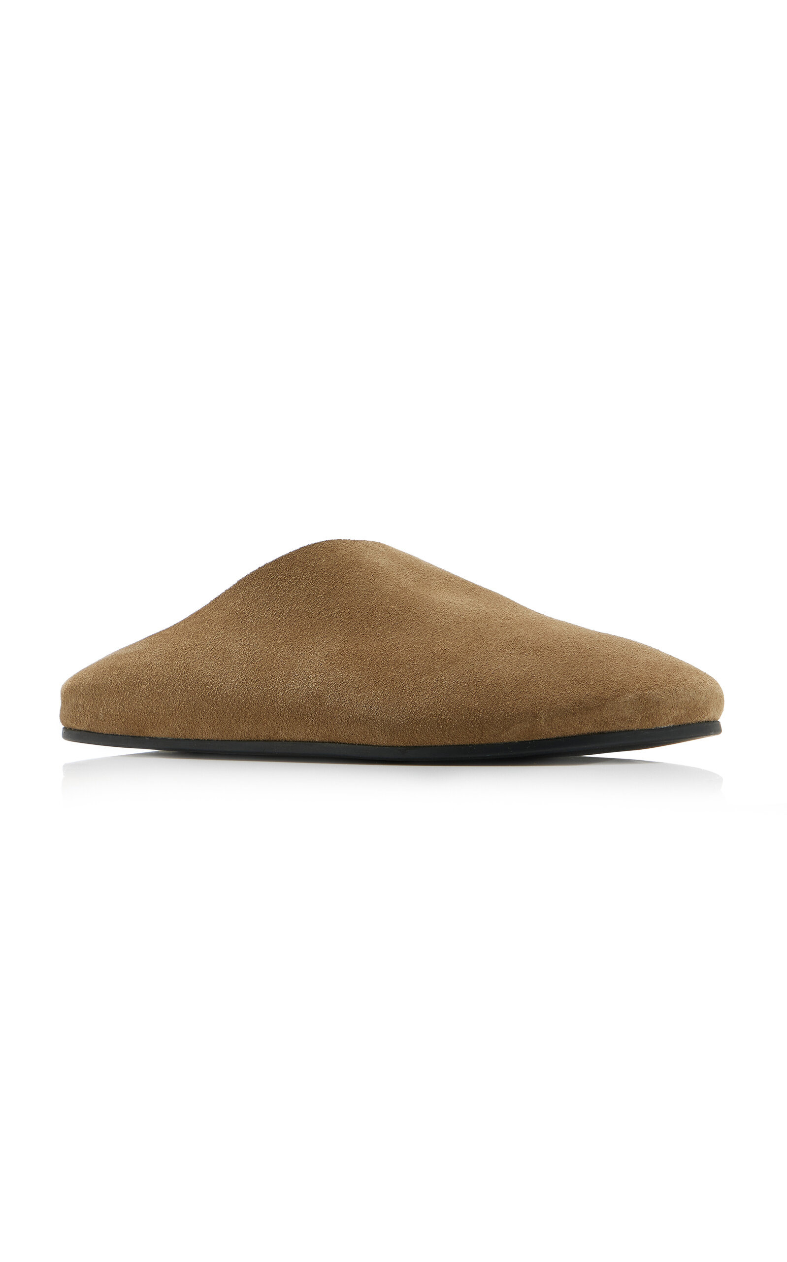Hudson Suede Slides neutral - 5