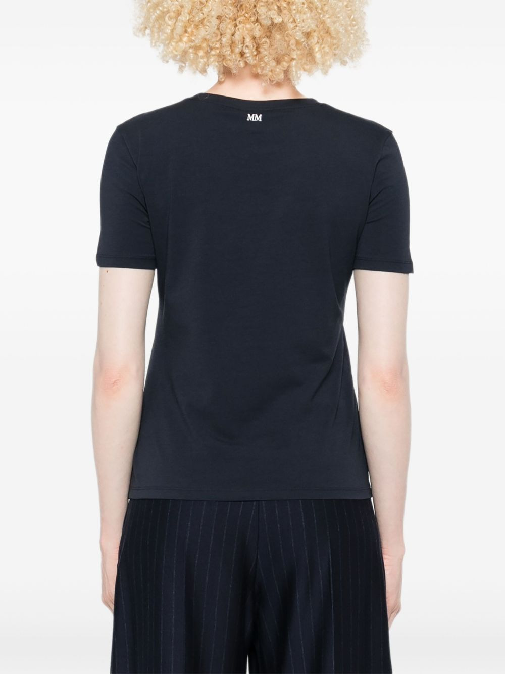 round-neck cotton T-shirt - 4