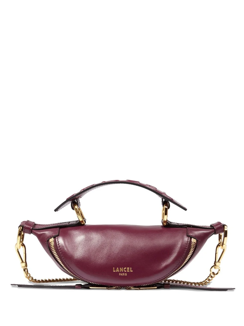 mini Origami zip quilted-handle chain crossbody bag - 1