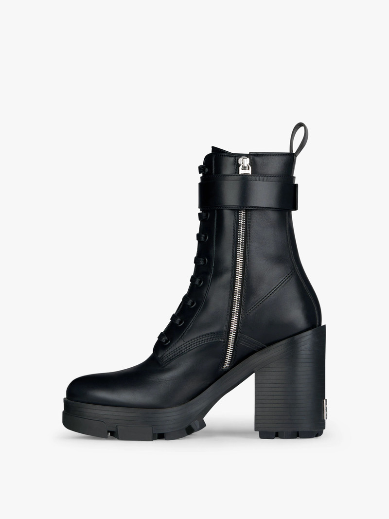 GIVENCHY Terra 4Gバックルレザーショートブーツ 41 GIVENCHY（ジバンシイ）の「Terra boots in leather with 4G buckle