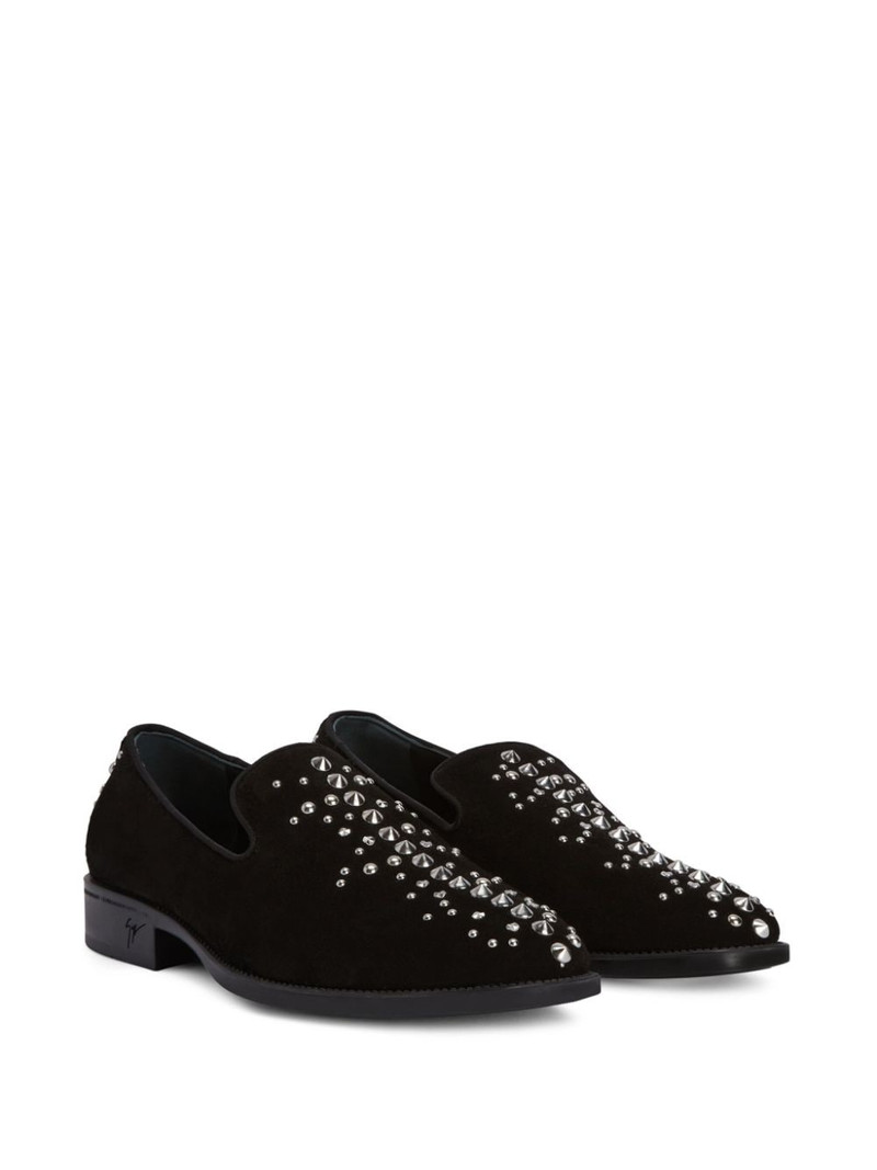 Giuseppe Zanotti Alfredson 15mm studded loafers outlook