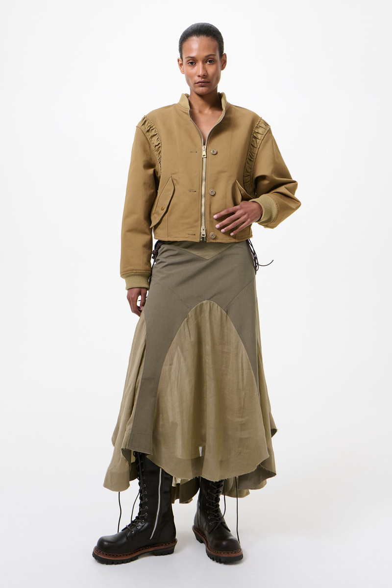 Our Legacy Frill Bomber Kharkee Double Weave Sateen outlook