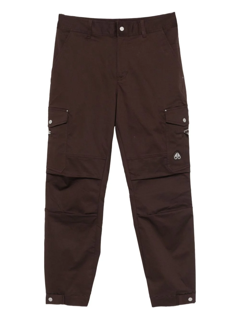 cargo-pockets logo-patch trousers - 1