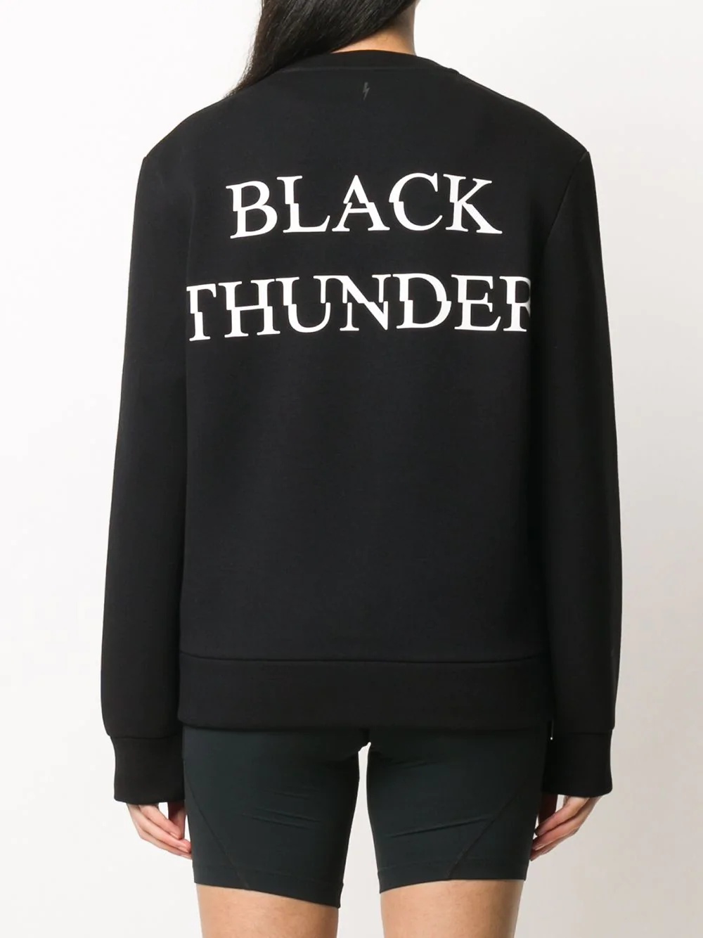 Black Thunder print sweatshirt - 4