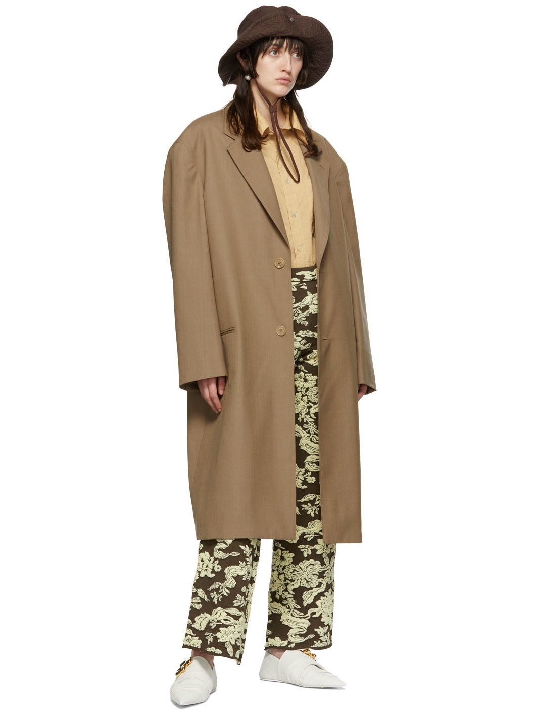 Brown Viscose Trousers - 4