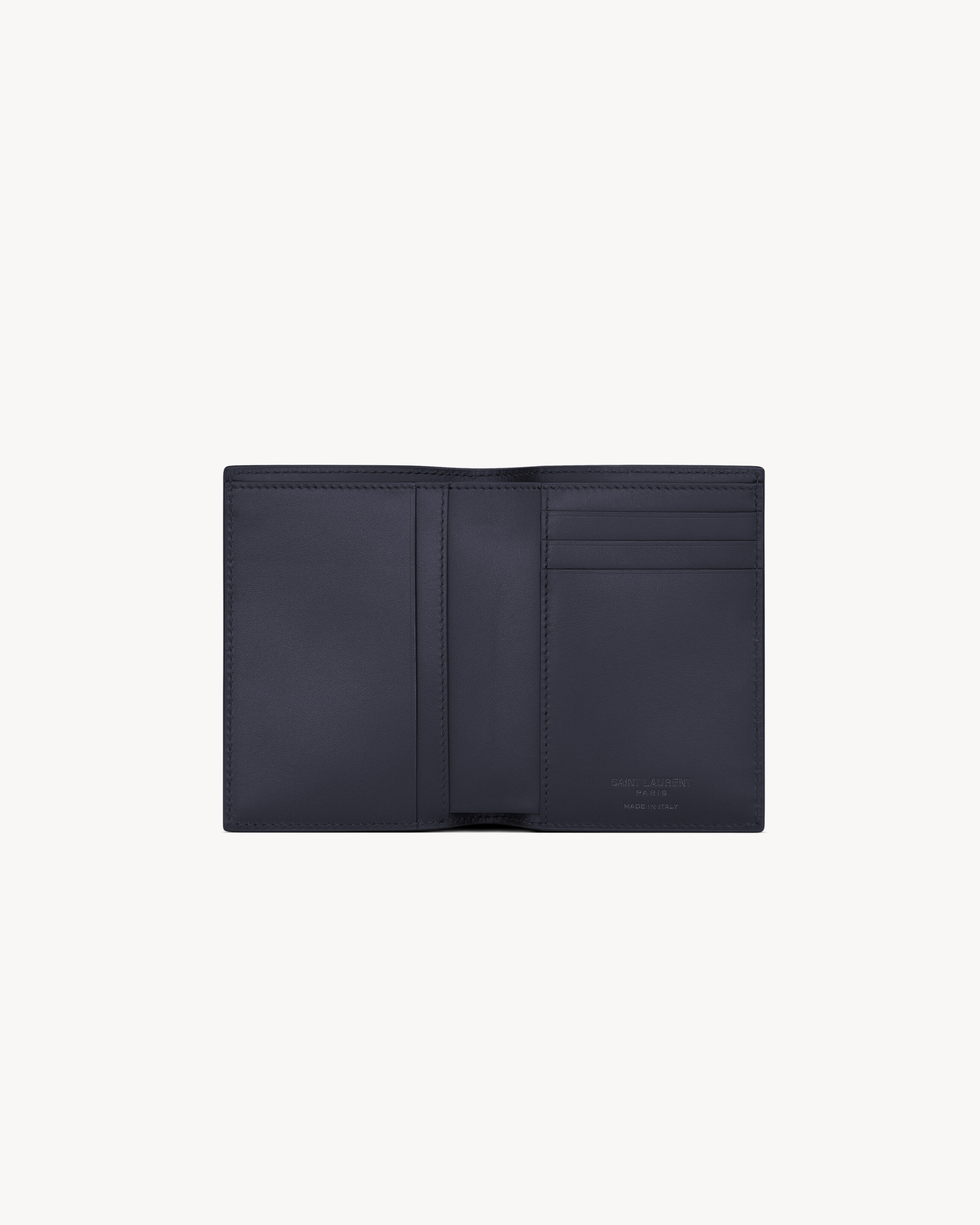 SAINT LAURENT PARIS CREDIT CARD WALLET IN SMOOTH LEATHER - 4