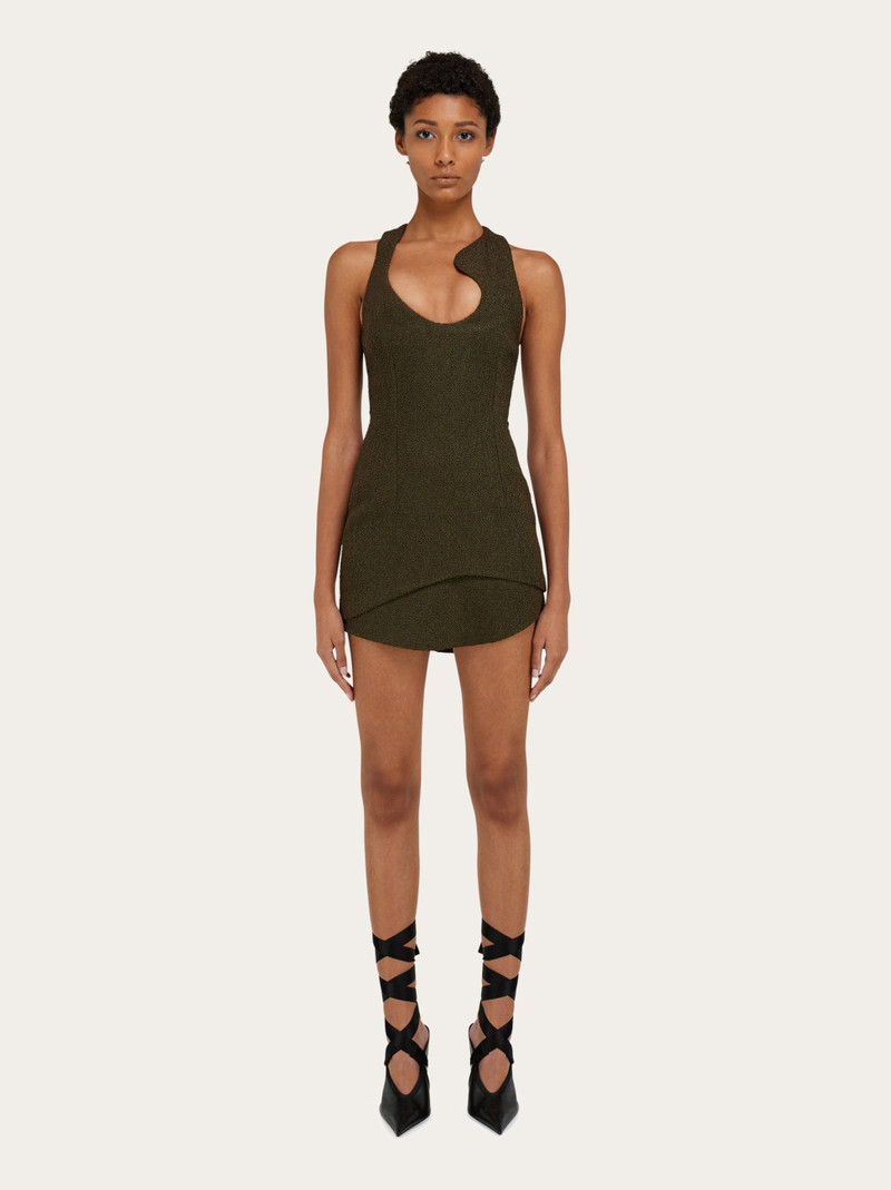 FERRAGAMO Bouclé dress outlook
