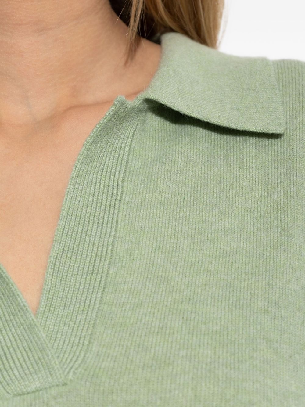 polo-collar short-sleeve T-shirt - 5