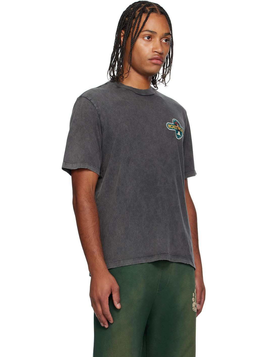 Gray 'Hollywood' Wolf T-shirt - 2