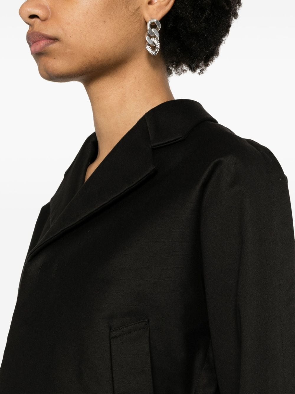 cropped fitted jacket - 5