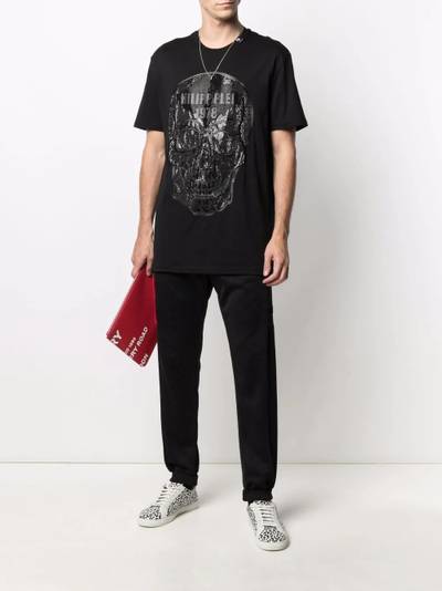 PHILIPP PLEIN jacquard monogram track pants outlook