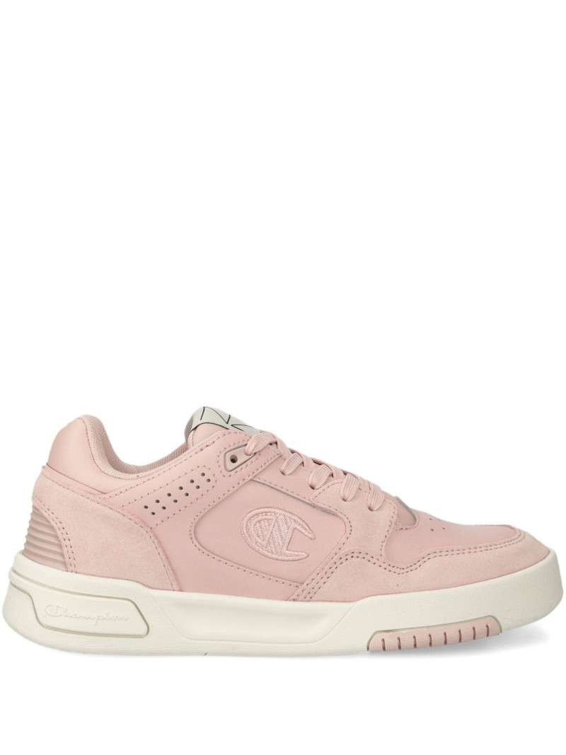 logo-detail perforated sneakers 1