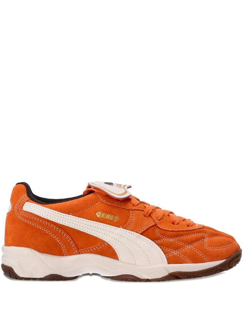 Indoor suede panelled sneakers 1