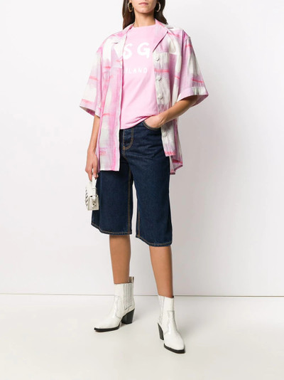 MSGM logo-print T-shirt outlook