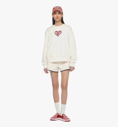 MCM Heart Logo Sweatshirt in Organic Cotton outlook