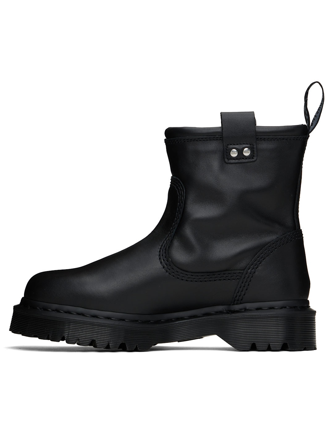Black Anistone Lo Leather Boots - 3