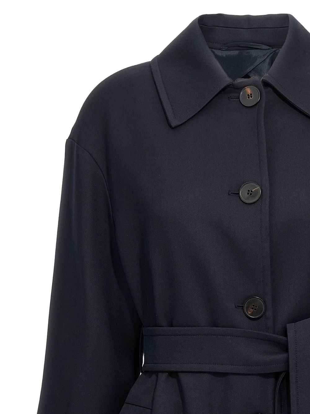 Ilde belted single-breasted coat - 3