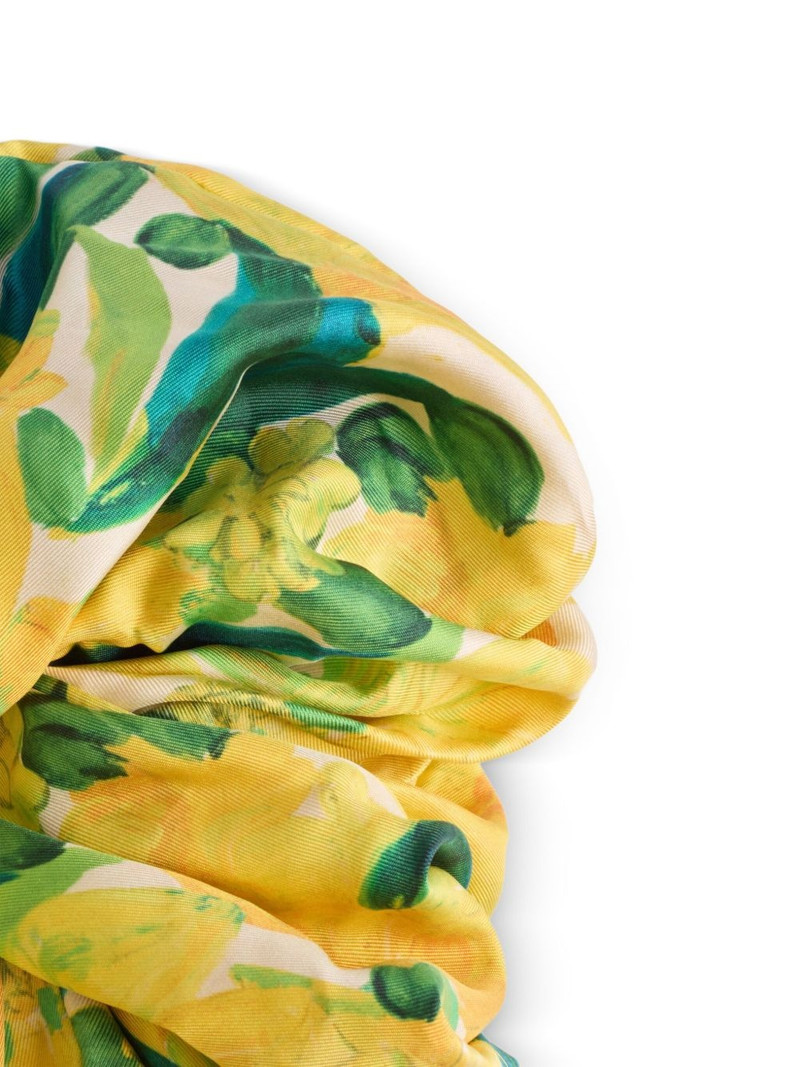 La DoubleJ floral-print scrunchie outlook