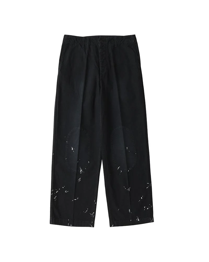 SURVEY PANTS DMGD BLACK - 1