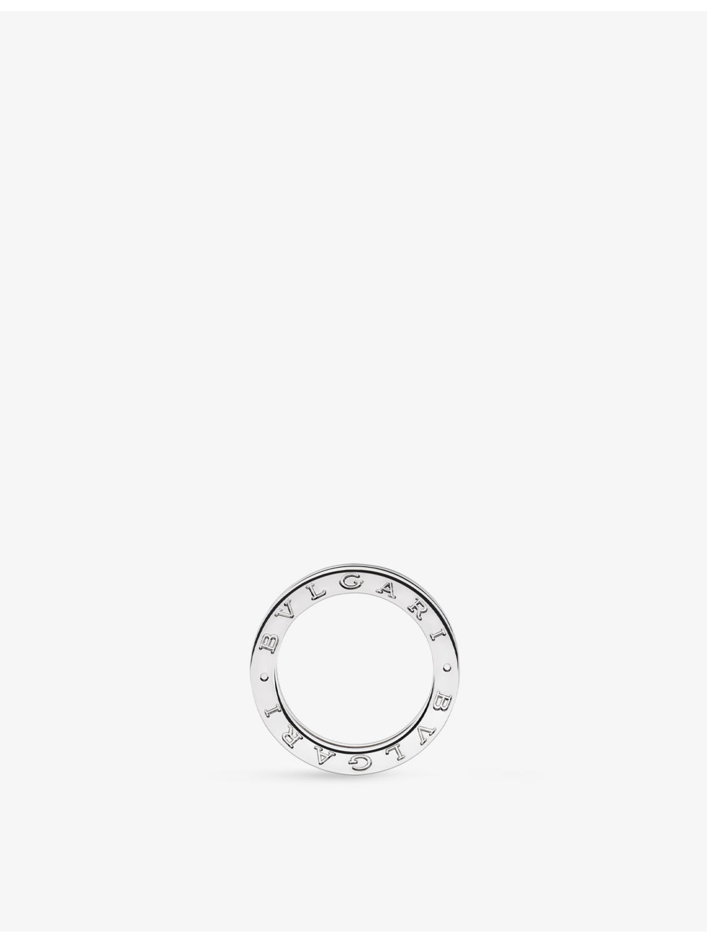 B.zero1 one-band 18ct white-gold and 0.84ct round-cut diamond ring - 3