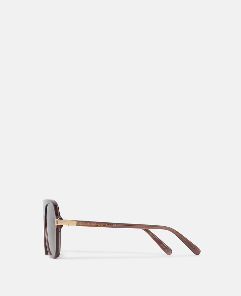 Stella McCartney Straight-Edge Sunglasses outlook