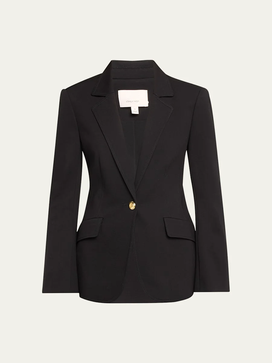 Danicka Tailored Ponte Blazer - 1