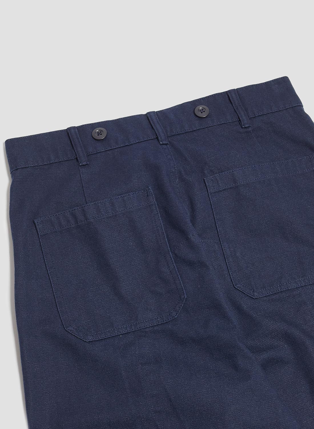 6 Pocket Pant Heavy Cotton in Black Navy - 8